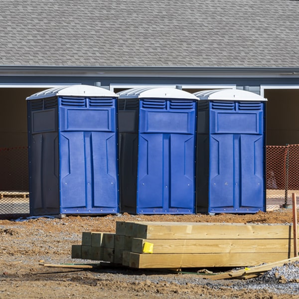 can i customize the exterior of the porta potties with my event logo or branding in California Junction